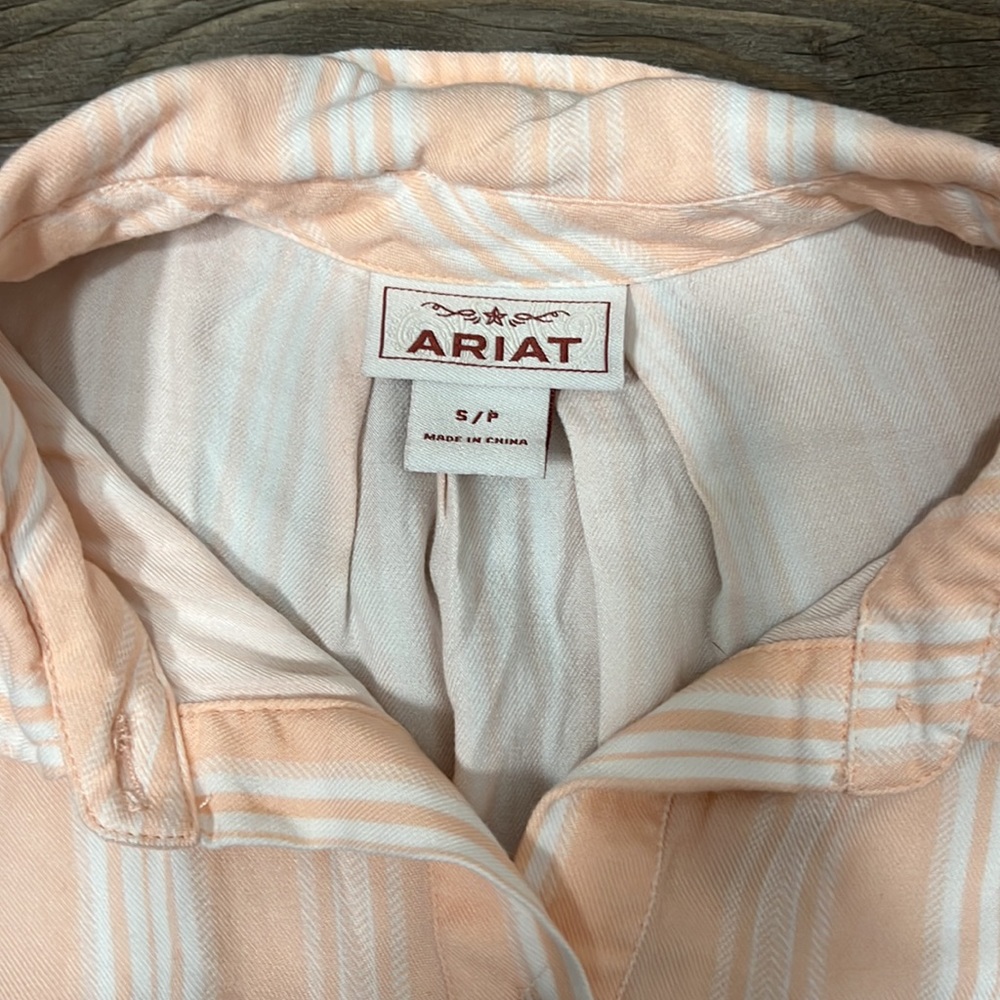 Ariat Markle Cold Shoulder Striped Top - Picture 3 of 7